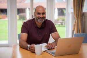 Asian man who knows the habbits needed for growing a successful business